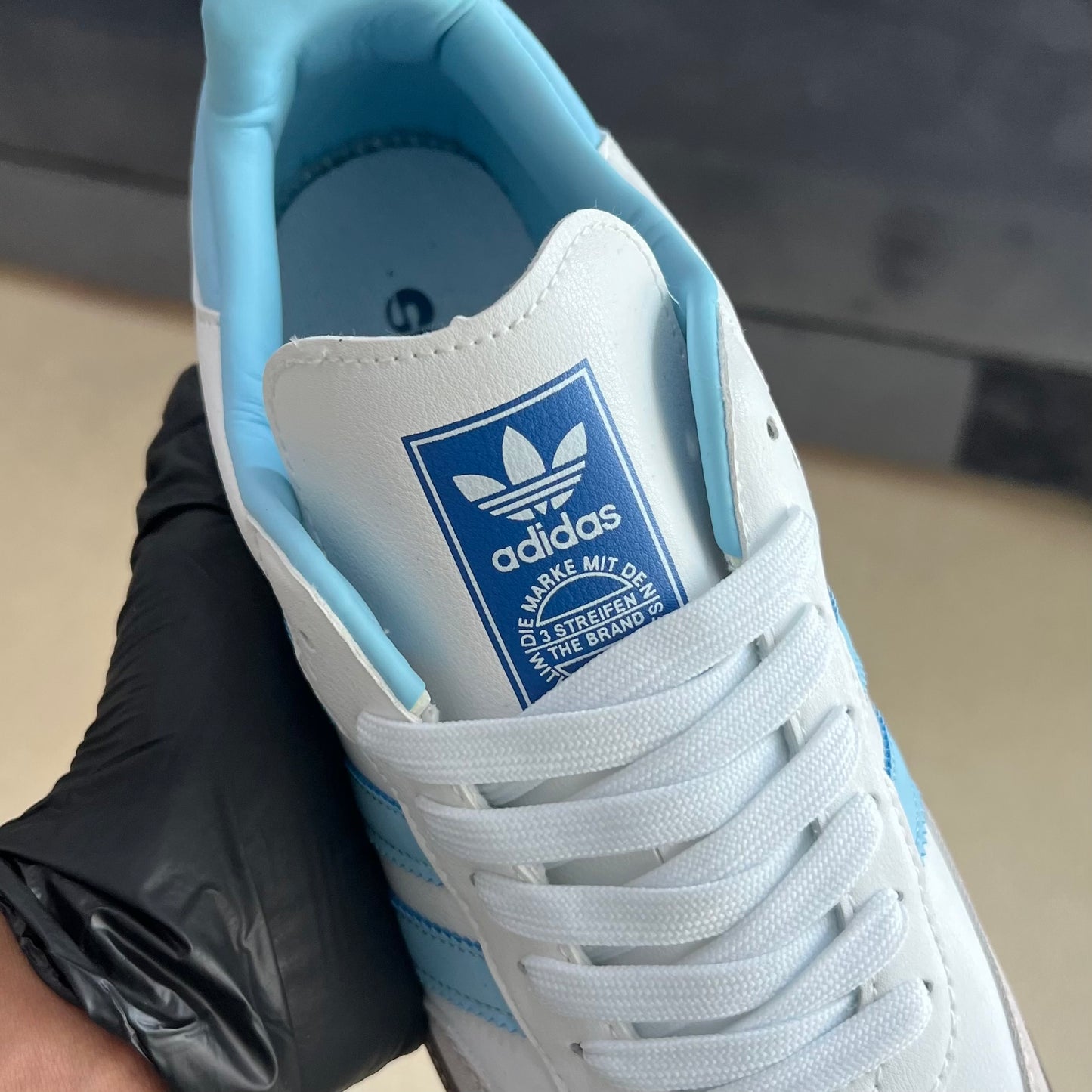 Adidas Samba “White Halo Blue”