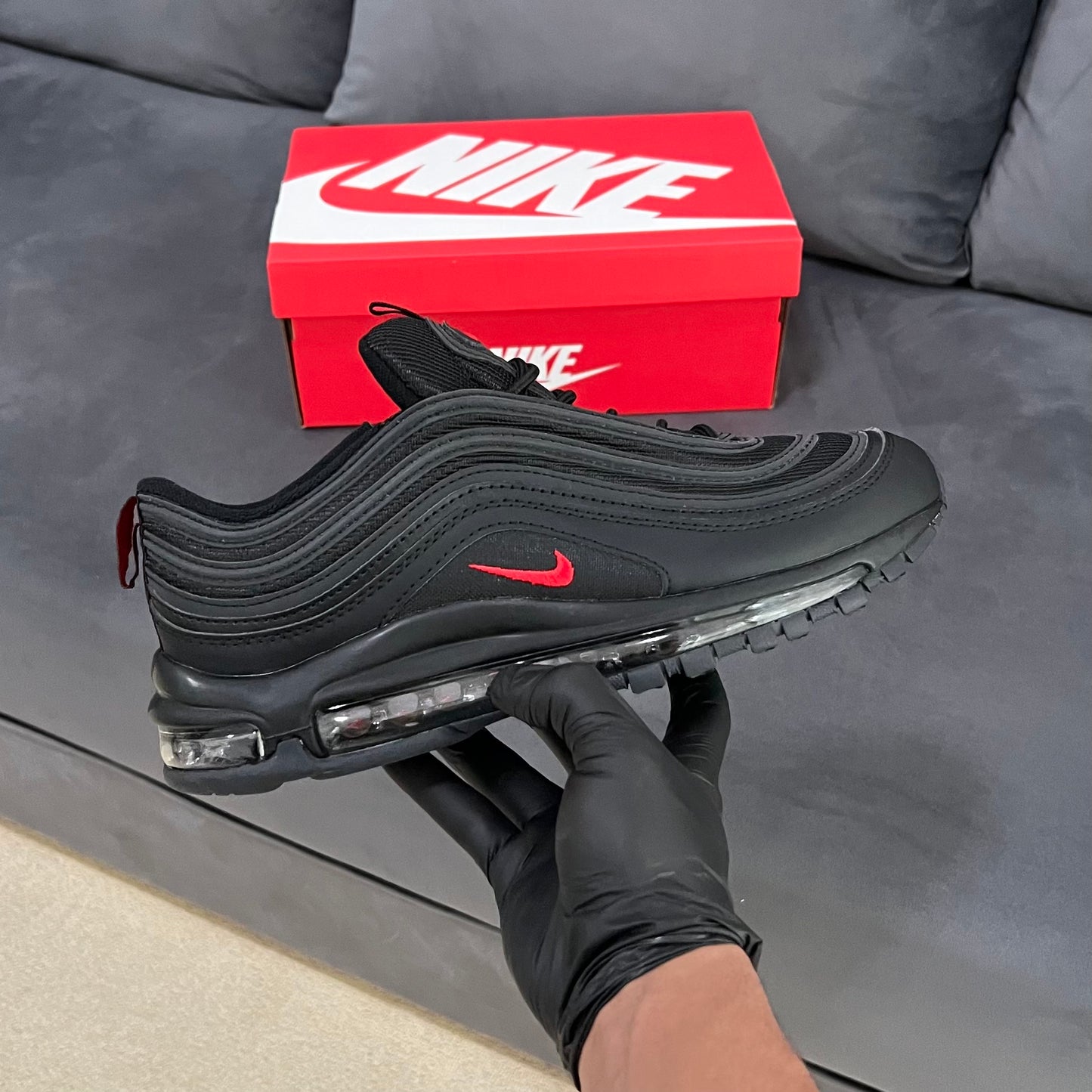 Nike Air Max 97 "Black/University Red"