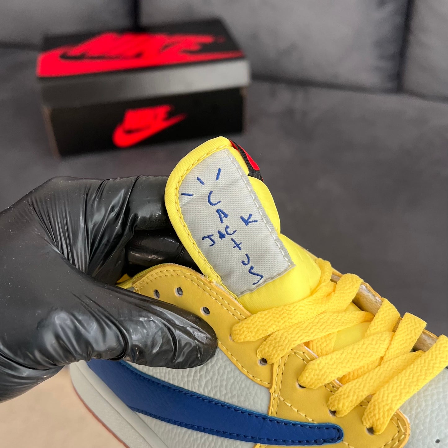 Travis Scott x Jordan 1 Low “Canary”