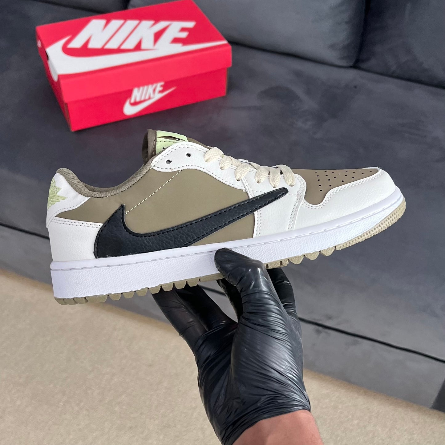 Travis Scott x Jordan 1 Low Golf “Neutral Olive”