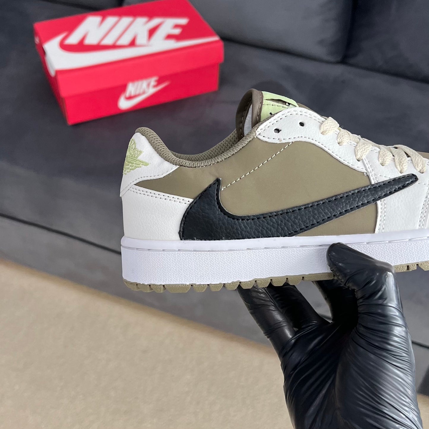 Travis Scott x Jordan 1 Low Golf “Neutral Olive”