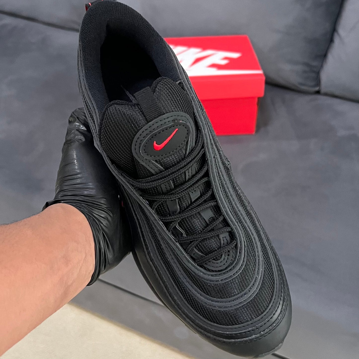 Nike Air Max 97 "Black/University Red"